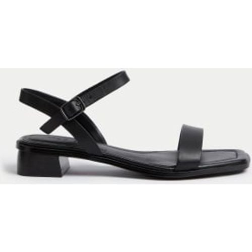 Womens Wide Fit Ankle Strap Block Heel Sandals - - M&S Collection - Modalova