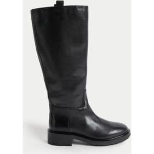 Womens Leather Flat Knee High Boots - - M&S Collection - Modalova