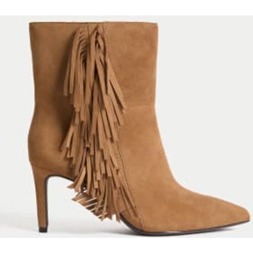 Womens Suede Mid Calf Boots - - M&S Collection - Modalova