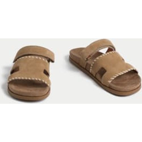 Womens Suede Footbed Sandals - - M&S Collection - Modalova