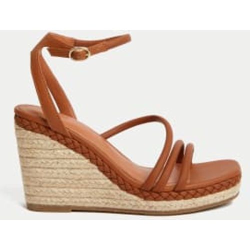 Womens Buckle Strappy Wedge Espadrilles - - M&S Collection - Modalova