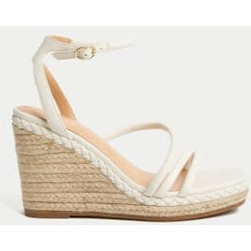 Womens Buckle Strappy Wedge Espadrilles - - M&S Collection - Modalova