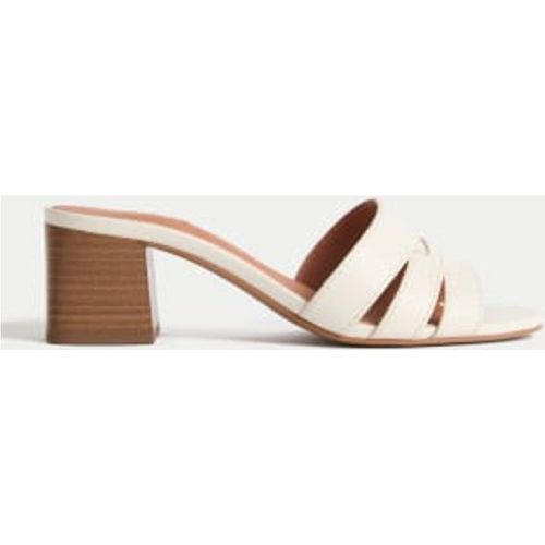 Womens Wide Fit Block Heel Mules - - M&S Collection - Modalova