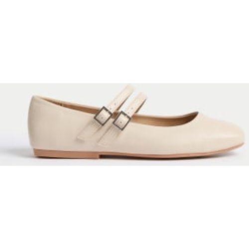 Womens Buckle Flat Ballet Pumps - - M&S Collection - Modalova