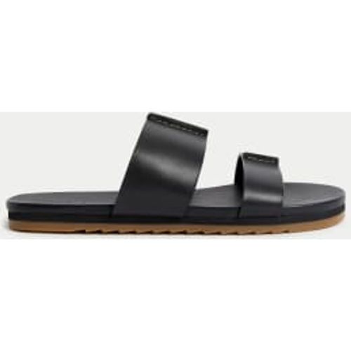 Womens Leather Flat Mules - - M&S Collection - Modalova