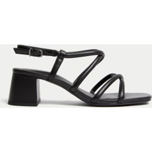 Womens Wide Fit Strappy Block Heel Sandals - - M&S Collection - Modalova