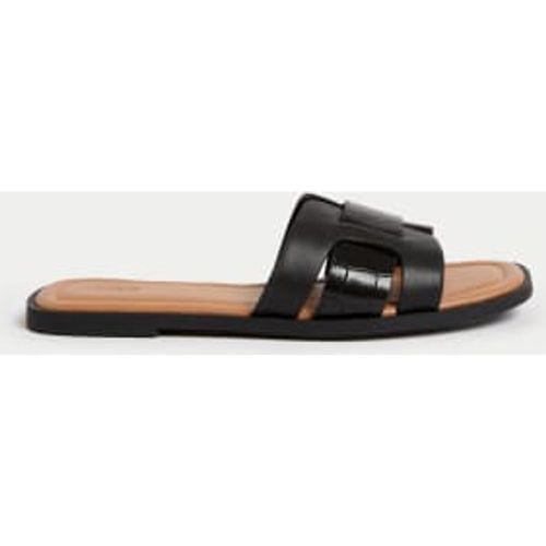 Womens Flat Open Toe Mules - - M&S Collection - Modalova