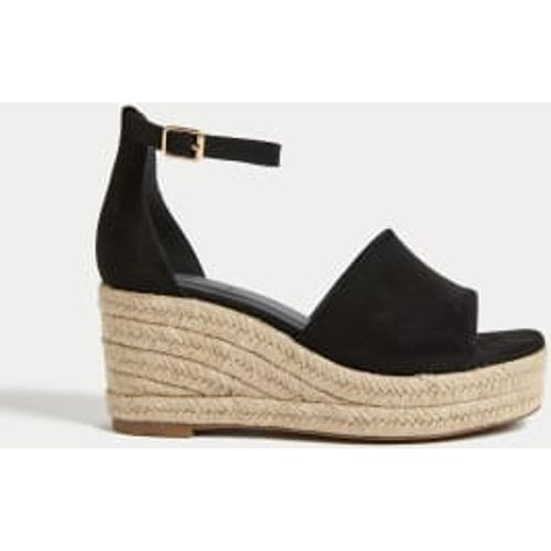 Womens Wide Fit Ankle Strap Wedge Espadrilles - - M&S Collection - Modalova