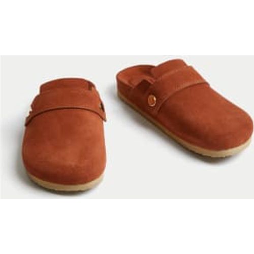 Womens Suede Studded Flat Clogs - - M&S Collection - Modalova