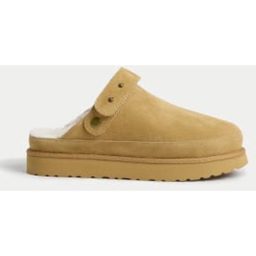 Womens Suede Flatform Clogs - - M&S Collection - Modalova