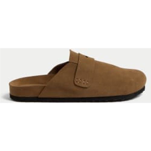 Womens Suede Slip On Flat Clogs - - M&S Collection - Modalova