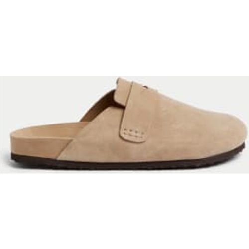 Womens Suede Slip On Flat Clogs - - M&S Collection - Modalova