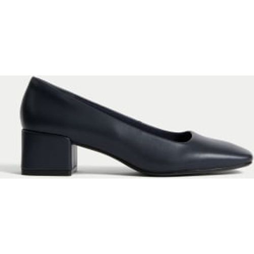 Womens Slip On Block Heel Court Shoes - - M&S Collection - Modalova