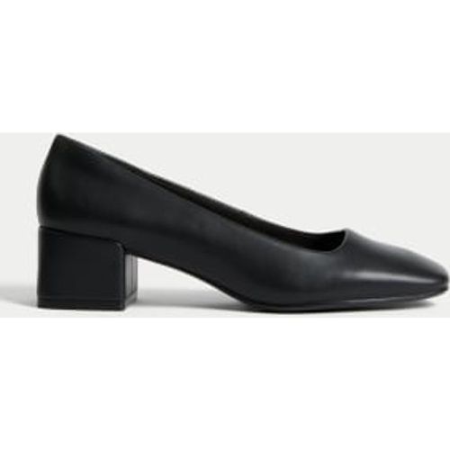 Womens Slip On Block Heel Court Shoes - - M&S Collection - Modalova