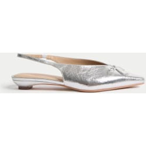 Womens Bow Wedge Slingback Shoes - - M&S Collection - Modalova