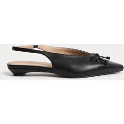 Womens Bow Wedge Slingback Shoes - - M&S Collection - Modalova