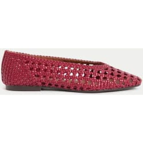 Womens Woven Ballet Pumps - - M&S Collection - Modalova