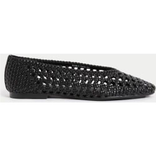 Womens Woven Ballet Pumps - - M&S Collection - Modalova