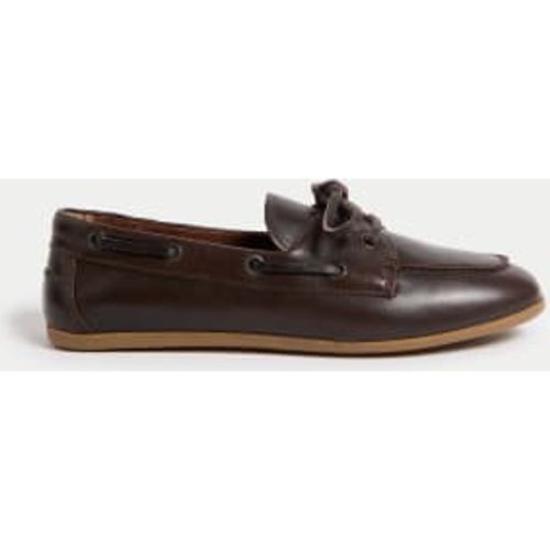 Womens Leather Boat Shoes - - M&S Collection - Modalova