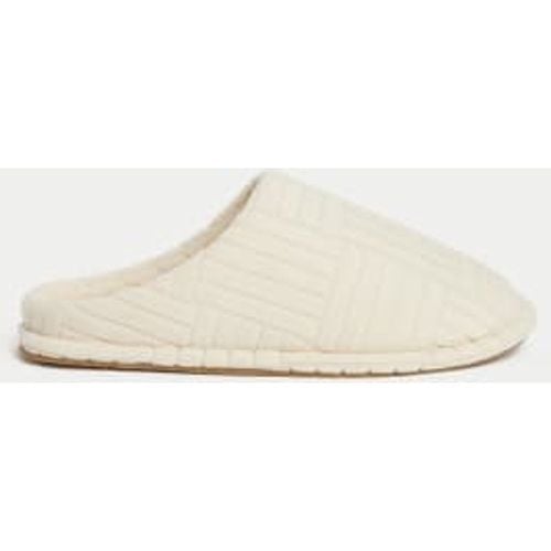 Womens Round Toe Mule Slippers - - M&S Collection - Modalova