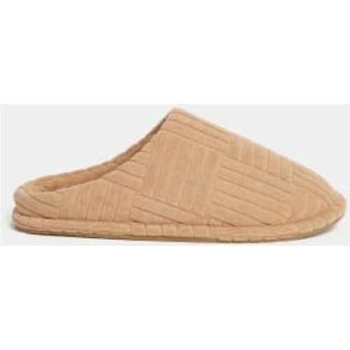 Womens Round Toe Mule Slippers - - M&S Collection - Modalova