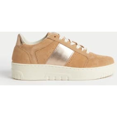 Womens Suede Lace Up Trainers - - M&S Collection - Modalova