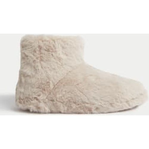 Womens Faux Fur Slipper Boots - - M&S Collection - Modalova