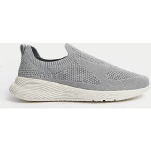 Womens Knitted Slip On Trainers - - M&S Collection - Modalova