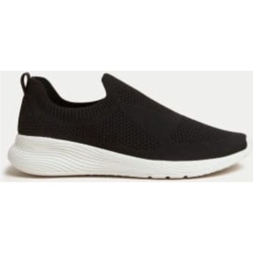 Womens Knitted Slip On Trainers - - M&S Collection - Modalova