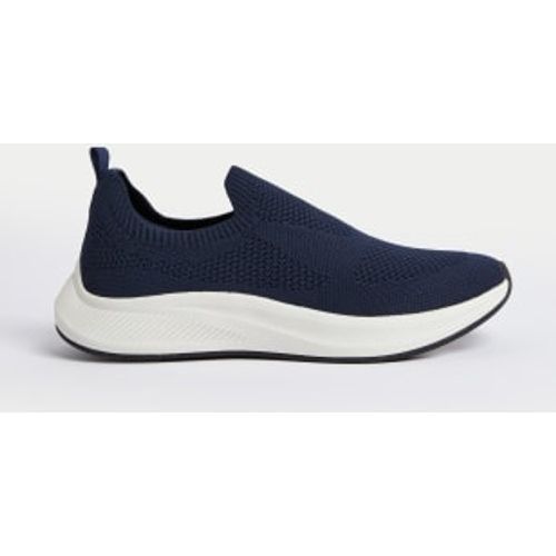 Womens Knitted Slip On Trainers - - M&S Collection - Modalova