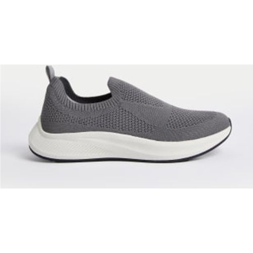Womens Knitted Slip On Trainers - M&S Collection - Modalova