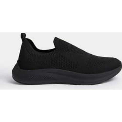 Womens Knitted Slip On Trainers - /, / - M&S Collection - Modalova