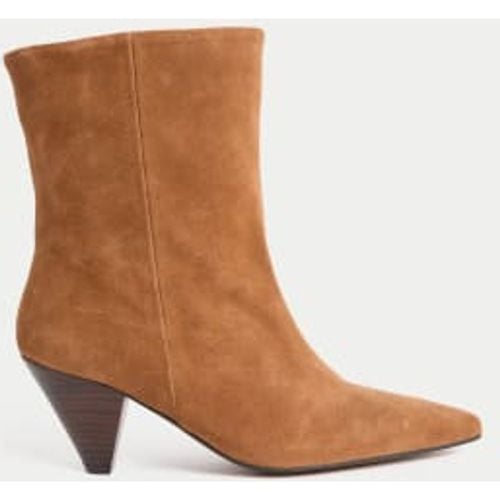 Womens Suede Block Heel Boots - - Autograph - Modalova