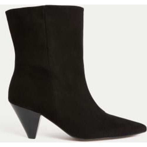 Womens Suede Block Heel Boots - - Autograph - Modalova