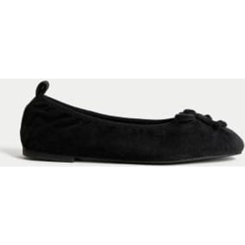 Womens Bow Ballerina Slippers - - M&S Collection - Modalova