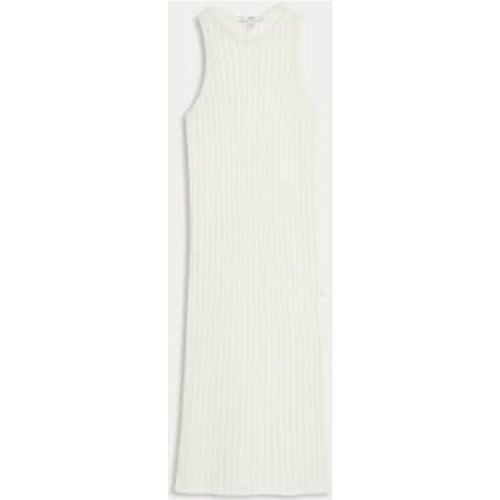 Womens Textured Openstitch Midi Knitted Dress - - M&S Collection - Modalova