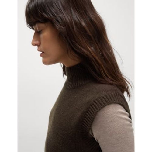 Womens Knitted Vest with Merino Wool - - M&S Collection - Modalova