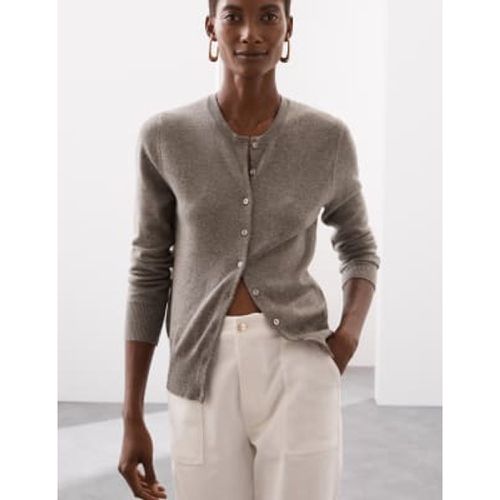 Womens Pure Cashmere Crew Neck Cardigan - - Autograph - Modalova