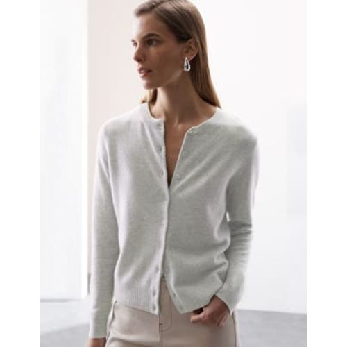 Womens Pure Cashmere Crew Neck Relaxed Cardigan - - Autograph - Modalova