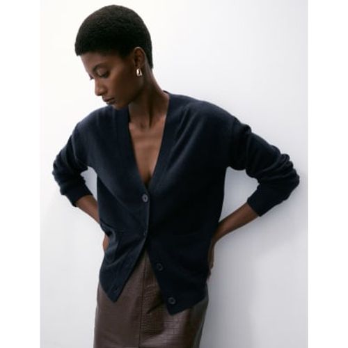 Womens Pure Cashmere V-Neck Button Front Cardigan - - Autograph - Modalova