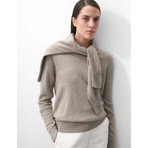 Womens Pure Cashmere Textured Crew Neck Jumper - - Autograph - Modalova