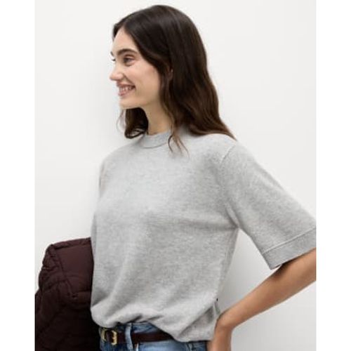 Womens Air-Yarn Crew Neck Knitted Top - - M&S Collection - Modalova