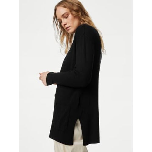 Womens Ribbed Edge to Edge Longline Cardigan - - M&S Collection - Modalova