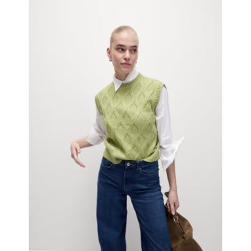 Womens Cloud-Yarn Textured Knitted Vest - - M&S Collection - Modalova