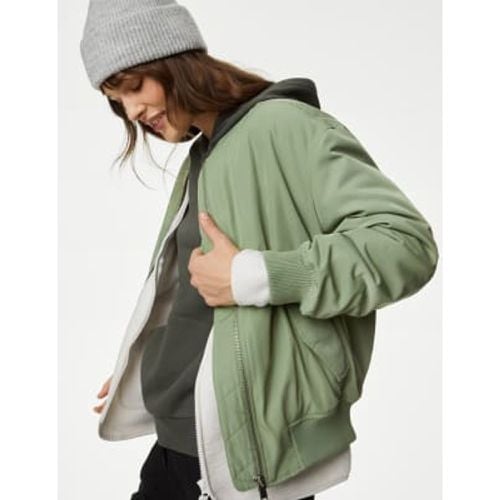 Womens Padded Bomber Jacket - - M&S Collection - Modalova