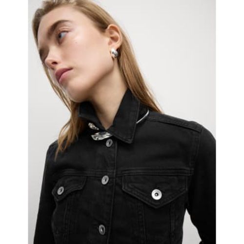 Womens Cotton Rich Denim Jacket With Stretch - M&S Collection - Modalova