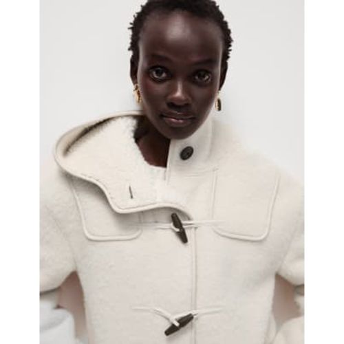 Womens Textured Duffle Coat - - M&S Collection - Modalova