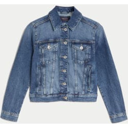 Womens Denim Jacket with Stretch - - M&S Collection - Modalova