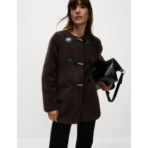 Womens Textured Buckle Coat - - M&S Collection - Modalova