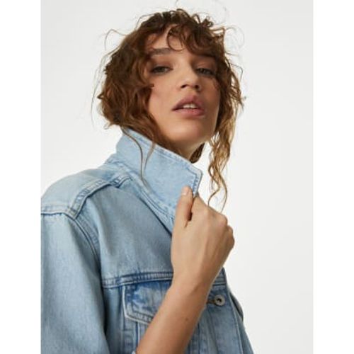 Womens Denim Girlfriend Jacket - - M&S Collection - Modalova